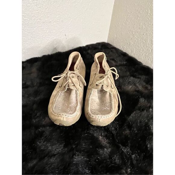 Womens Twisted X Brown/ Silver Berry Boat Shoe WDM0120 Size 9.5 - Picture 1 of 5